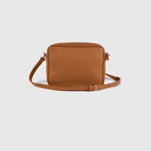 Quince Italian Leather Cross Body Bag